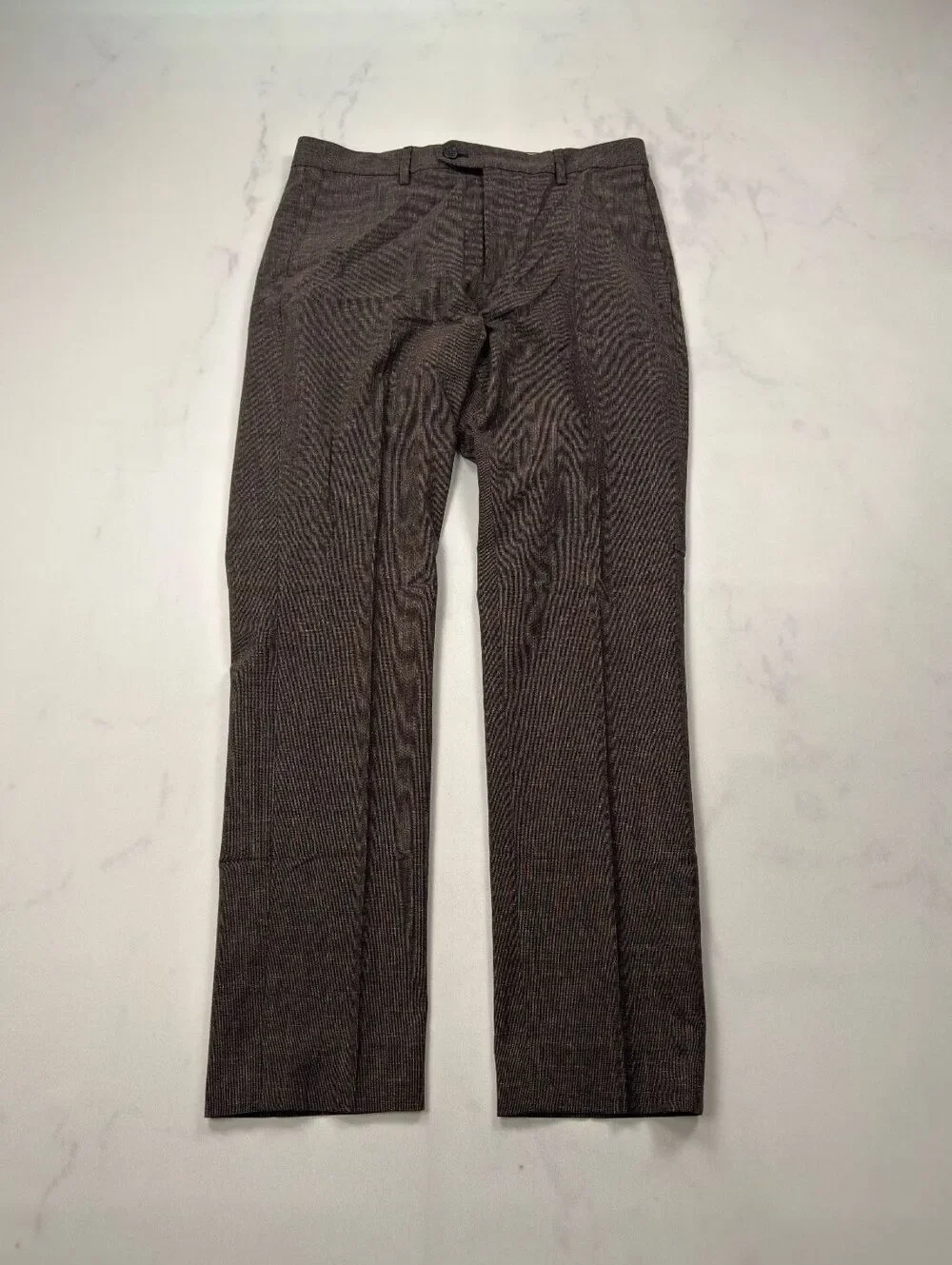 Banana Republic Dress Pants Brown Tailored Slim - Men 31 X 30